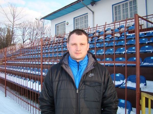 Waldemar Piątek jest trenerem bramkarzy Kolejarza Stróże