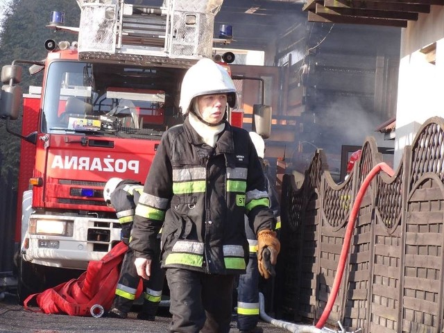 Monika Kuc jest strażaczką z OSP Czasław.