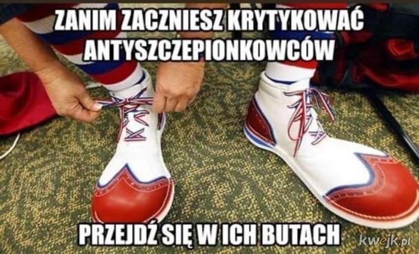 Memy o antyszczepionkowcach wyśmiewają poglądy i przekonania...