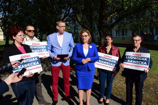 Na konferencji prasowej pojawiła się Anna Ludwisiak-Kawecka, liderka listy oraz kandydat na prezydenta Inowrocławia, a także Magdalena Chajzler, Katarzyna Jaworska-Skrzypczak, Karol Rudnicki oraz Jan Żuk