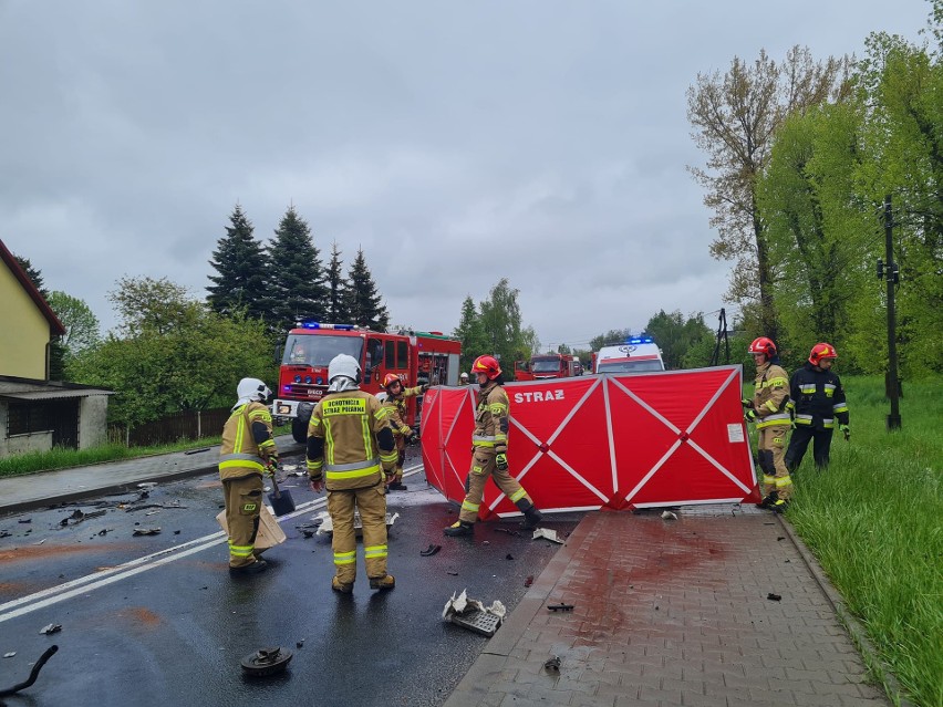 Wypadek na DK 94 w Białym Kościele