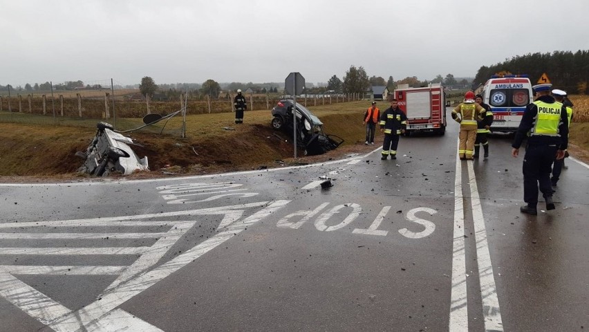 Moczydły. Tragiczny wypadek. Kobieta zginęła na miejscu (1 października 2019)