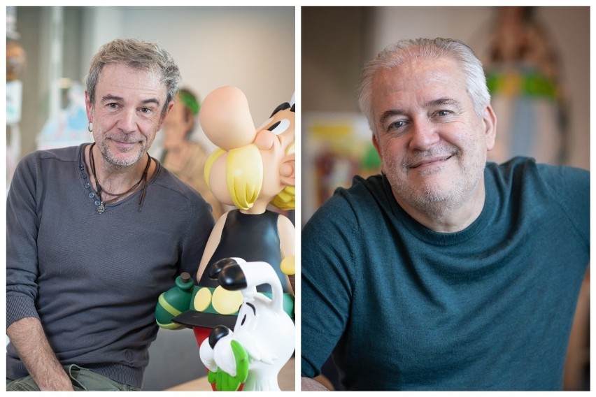 Premiera nowego tomu Asteriksa "Biał Irys" już dzisiaj. Rozmowa z twórcami komiksu, Fabricem Caro i Didierem Conradem