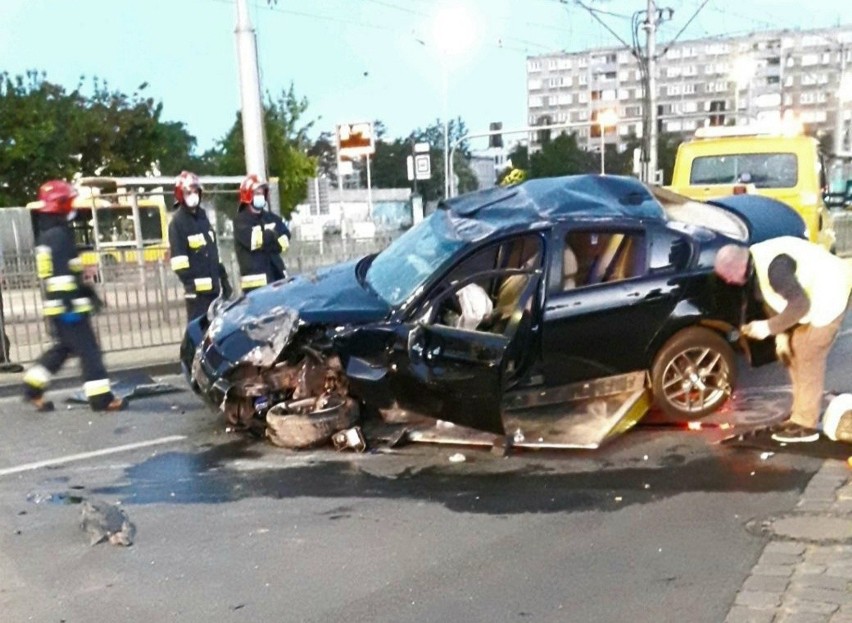 Okazało się, że kierowca był pijany,  miał ponad pół promila...