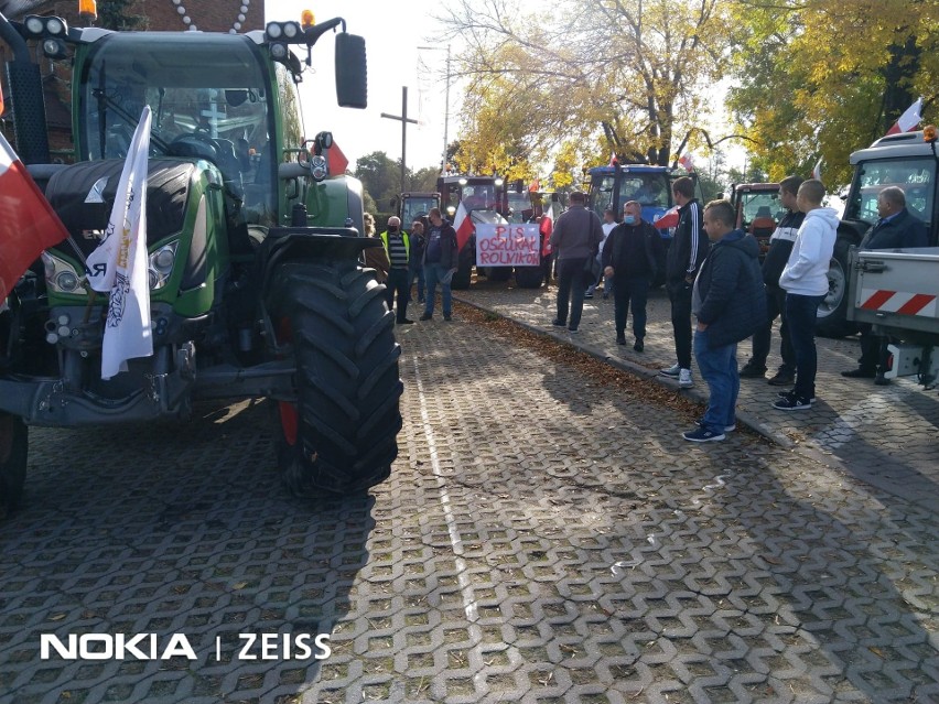 Trwa protest rolników w regionie radomskim.