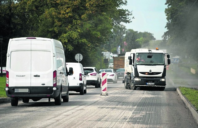 Utrudnienia w ruchu w Mścicach będą aż do końca listopada