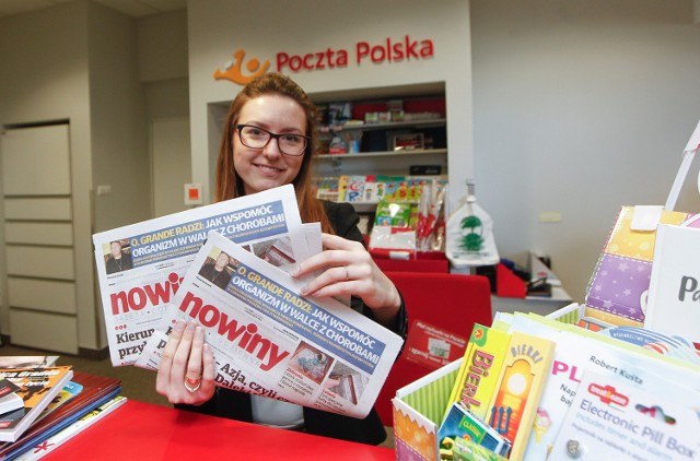 - Klienci chętnie kupują u nas Nowiny - mówi Agnieszka Domarska.