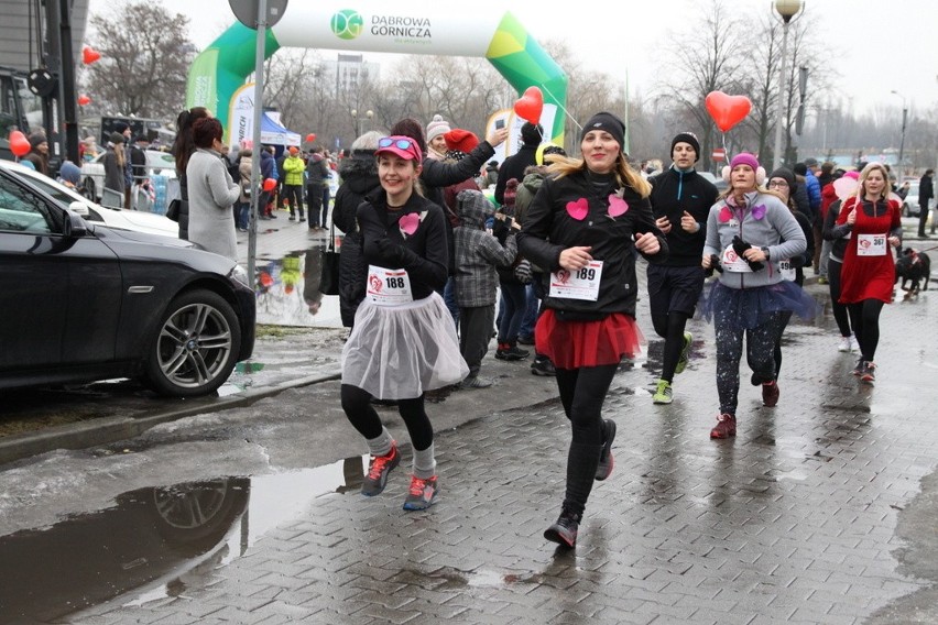 Bieg Walentynkowy 2017 w Dąbrowie Górniczej