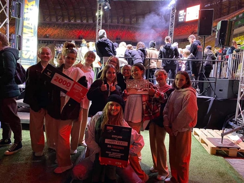 Grupa taneczna "Happy Feet" z Polic wygrała ogólnopolski turniej tańca street dance. ZDJĘCIA 