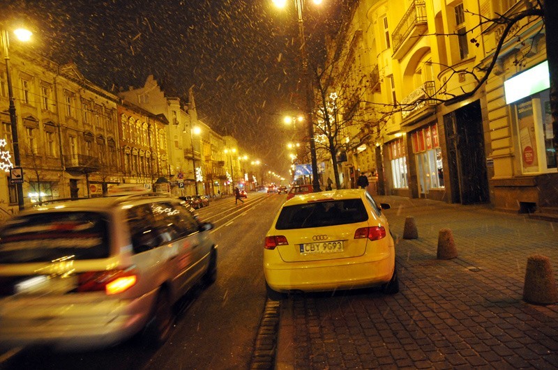 W Bydgoszczy spadł śnieg