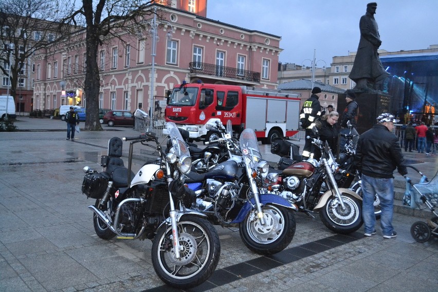 Akcję Motoserce w Częstochowie storpedowała nieco pogoda....