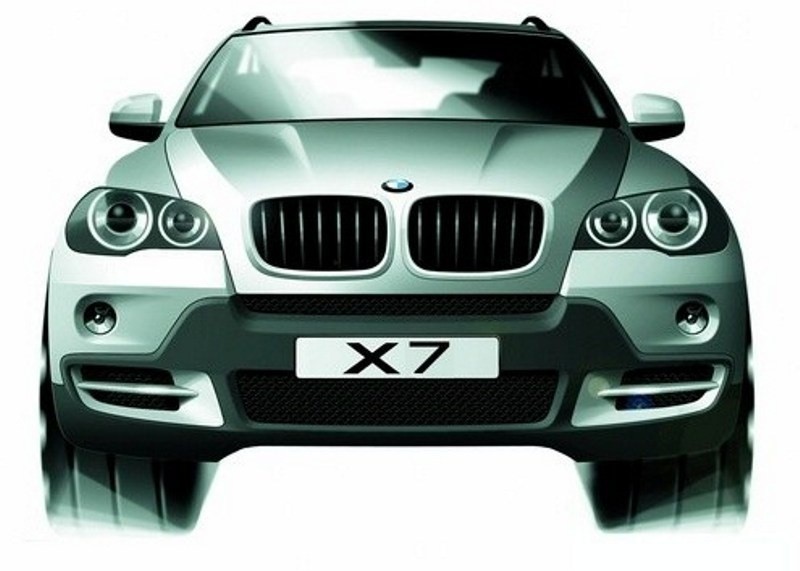BMW X7 ma konkurować z Mercedesem GL, czy Range Roverem, a...