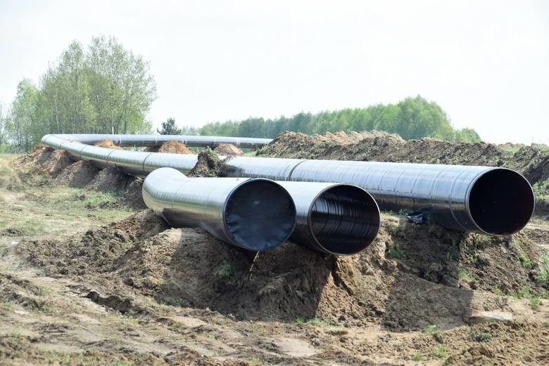 To fragment gazociągu pod Tarnowem