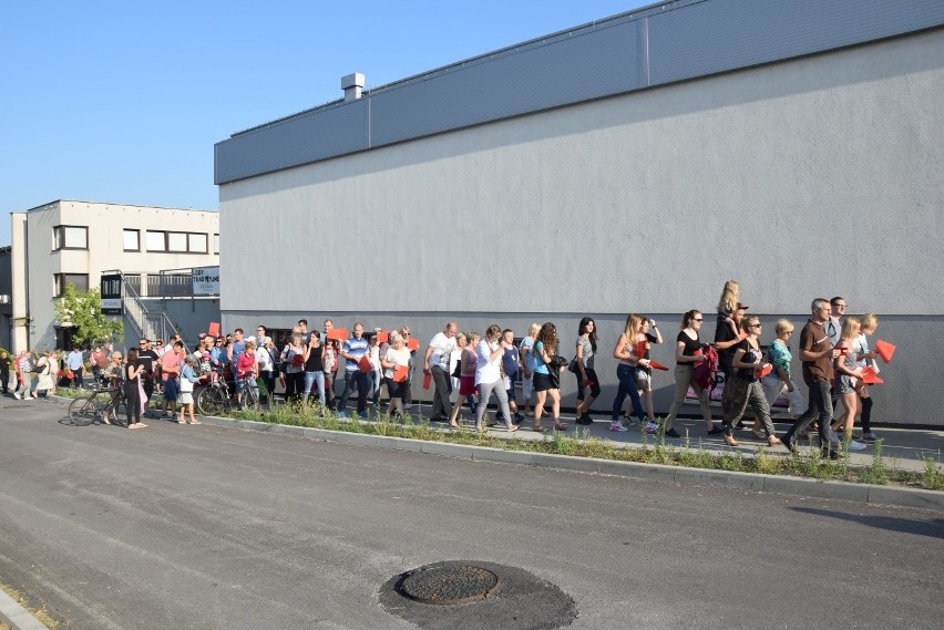 Około stu skawinian protestowało przeciw zatruwaniu...