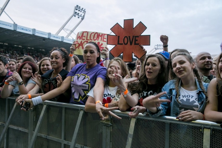 Kraków. Red Hot Chili Peppers zagrali koncert na stadionie Cracovii! [ZDJĘCIA]