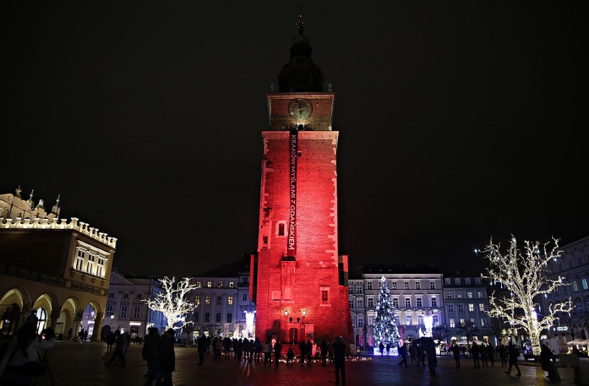 Kraków myślami z Gdańskiem w czasie żałoby narodowej po zamordowaniu Pawła Adamowicza