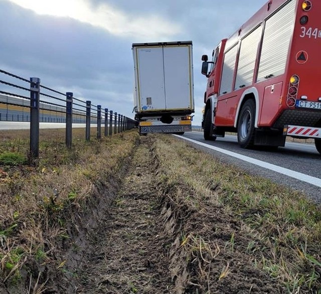 Tak wyglądało zdarzenie na A1.