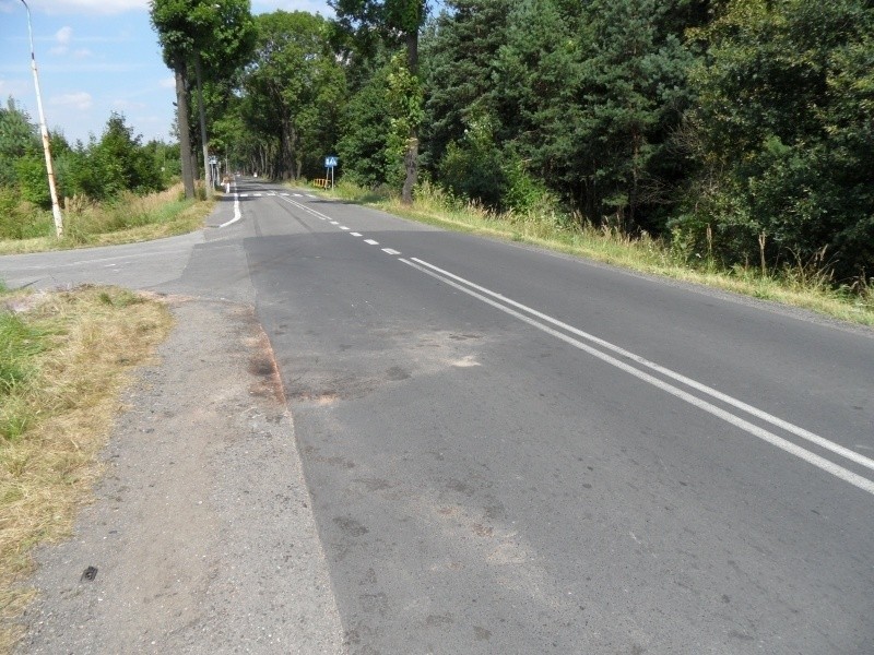 Wypadek Orzesze: Miejsce wypadku w Orzeszu