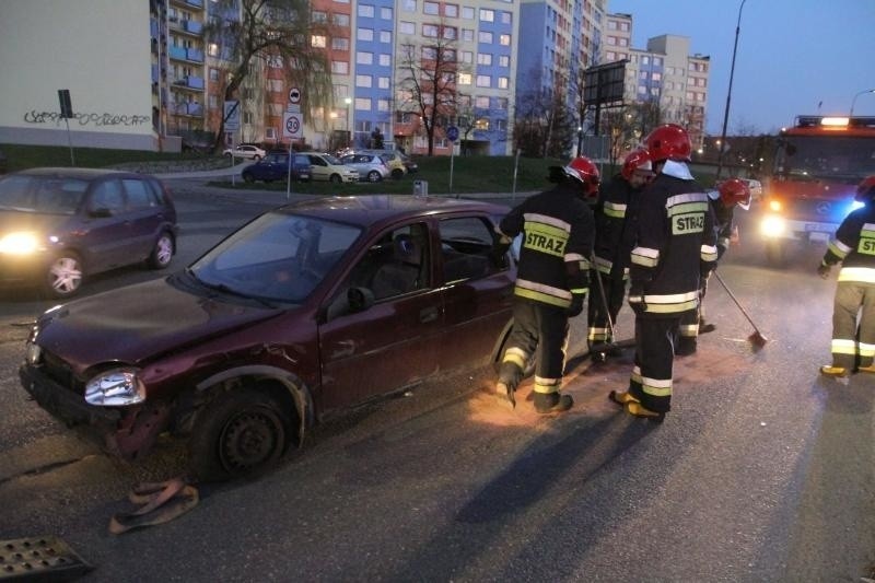 Wypadek na Gwareckiej, Wrocław, 09.04.2015