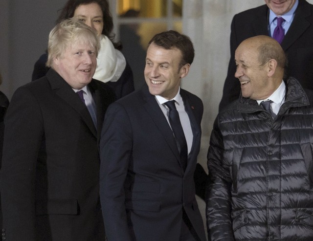 Emmanuel Macron i Boris Johnson