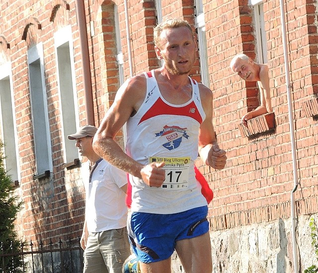 Łukasz Wirkus - zwycięzca głównego biegu
