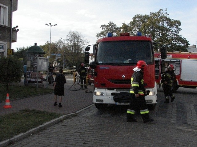 Pożar biura w Kołobrzegu