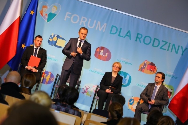 Donald Tusk w Poznaniu: Od 2017 roku miejsce w przedszkolu dla każdego dziecka