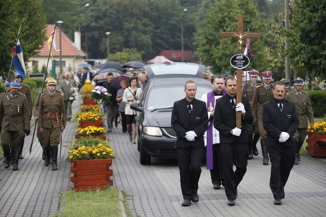 Ostatnie pożegnanie Elżbiety Piwek.