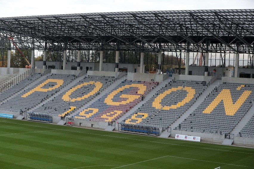 Stadion Pogoni - stan 23 października 2020.