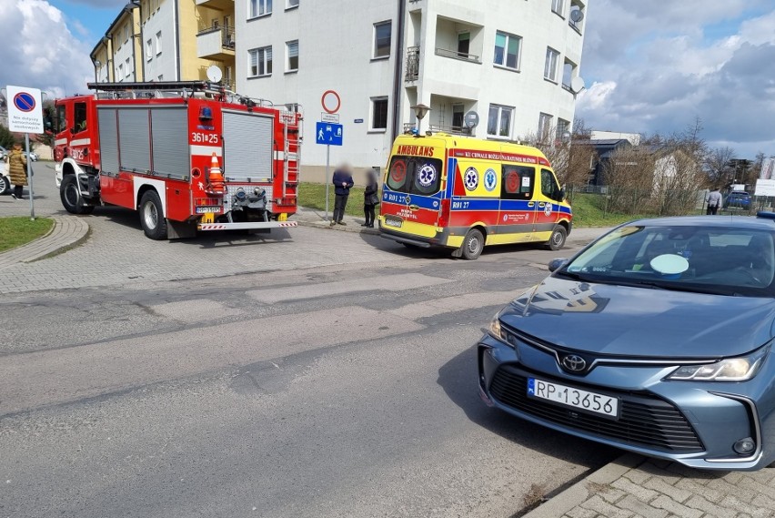 Miejsce wypadku na ul. Równej w Przemyślu.