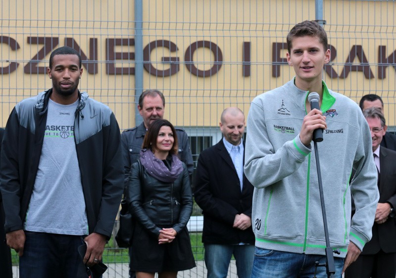 Koszykarze Stelmetu Zielona Góra wzięli udział w inauguracji...