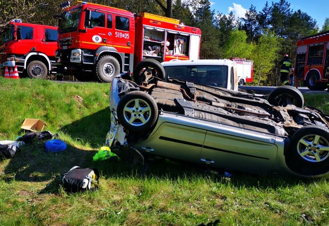 Wypadek na DK 91 w gminie Kamieńsk