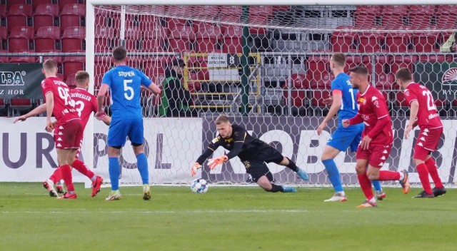 Bramkarz Henrich Ravas rozegrał swój najlepszy mecz w Widzewie