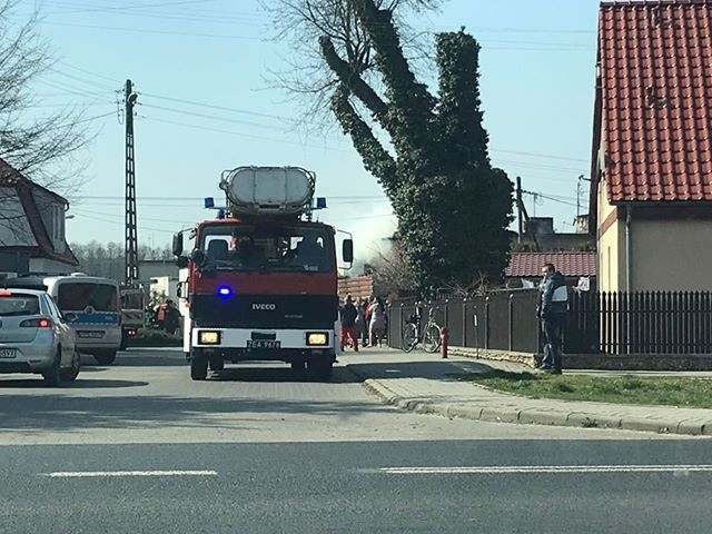 Pożar domu wybuchł około południa. Sytuacja była trudna. Na...