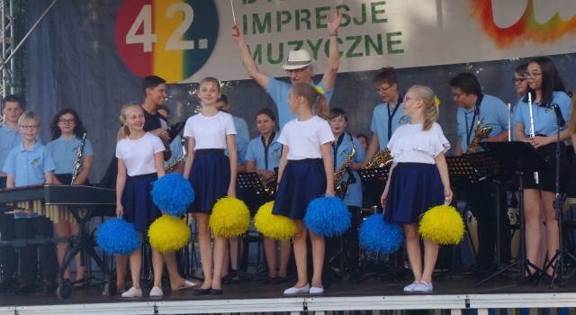 Kozienicka Młodzieżowa Orkiestra Dęta Furioso podczas występów na 42. Festiwalu Bydgoskie Impresje Muzyczne, gdzie zdobyła Srebrną Strunę.