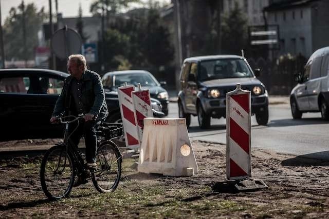 Remont Nakielskiejremont przy nakielskiej na wysokości ulicy Widok