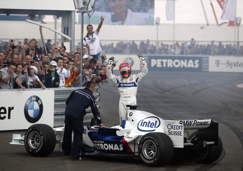 Robert Kubica karierę w Formule 1 zaczynał w teamie BMW...