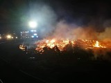 Pożar stodoły w Mątawach. Prawdopodobne podpalenie