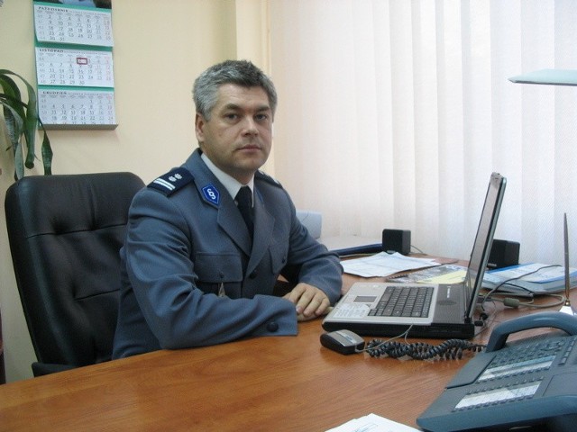 Mł. insp. Jarosław Sawicki jeszcze jest po. komendanta miejskiego policji w Gorzowie Wlkp.