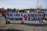 Inicjatywa Pracownicza solidarnie z pracownikami Solarisa. Samba przed fabryką w Bolechowie