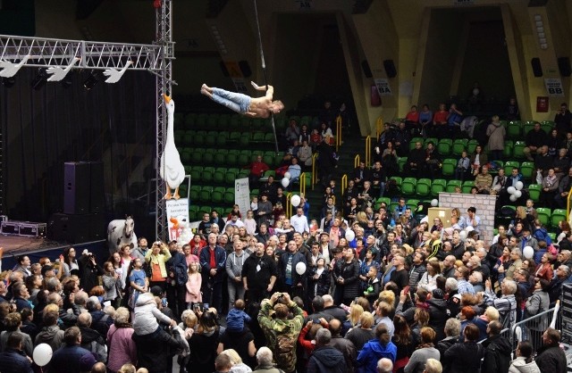 W hali widowiskowo-sportowej przy al. Niepodległości 4 w Inowrocławiu odbył się Festyn Rodzinny „Z gęsiną w tle”. Degustowano gęsinę i wyroby z gęsi, a także rogale kujawskie, miody oraz tradycyjne przysmaki. Koncertowała kapela folkowa „Lachersi”, odbył się pokaz czarów, występ akrobatów i balonowe show. Miłośnicy sztuki kulinarnej zaproszeni zostali na pokaz kuchni molekularnej i warsztaty pieczenia chleba. Odbyły się zajęcia dla najmłodszych.