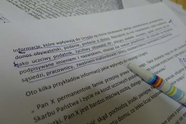 Autorami donosów są nie tylko oszukani klienci i przedsiębiorcy, ale także osoby "zatroskane&#8221; nieuczciwością sąsiadów lub... znienawidzonych krewnych