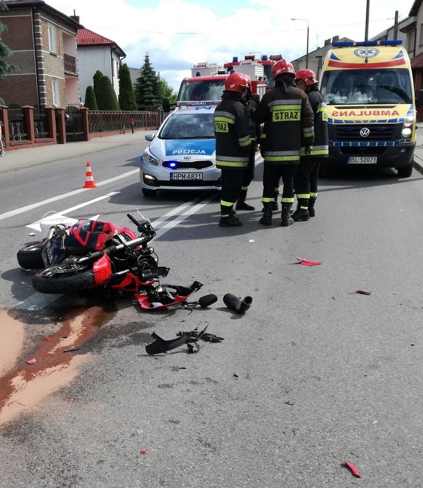 Kierowca jednego z jednośladów wypadku nie przeżył,...