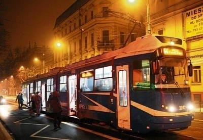 W Krakowie kursują tramwaje dwóch nocnych linii Fot. Andrzej Banaś