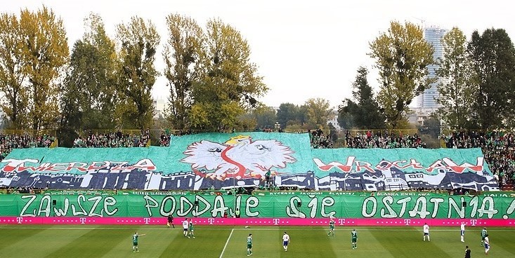 Kolejna oprawa ze Stadionu Oporowska