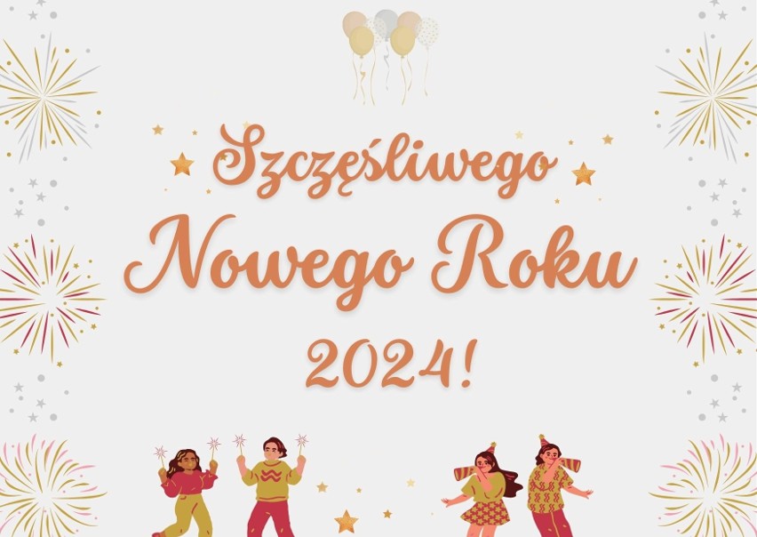 Kartki na Nowy Rok 2024 i życzenia noworoczne