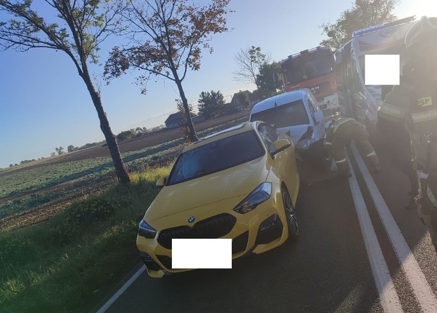 Wypadek w Nowych mostach w gminie Łasin