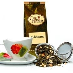 "Wiosenną" warto pić cały rok, bo to zielona herbata z dodatkiem kwiatu jaśminu