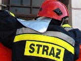 Pożar budynku gospodarczego w Markowej. Strażacy ratują zwierzęta
