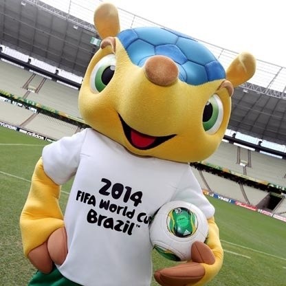 Fuleco - maskotka mistrzostw świata w Brazylii